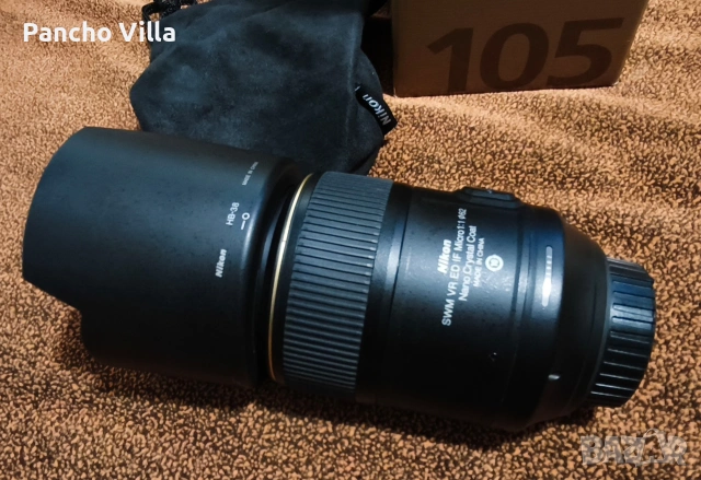 Nikkor AF-S 105/2.8G ED VR macro за Никон/Nikon, снимка 2 - Обективи и филтри - 54598995