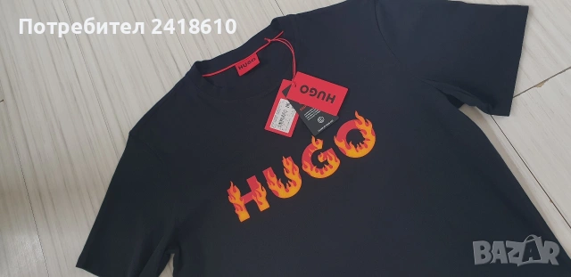 Hugo Boss HUGO Danda Cotton Mens Size L НОВО! ОРИГИНАЛ! Мъжка Тениска!, снимка 10 - Тениски - 54022298