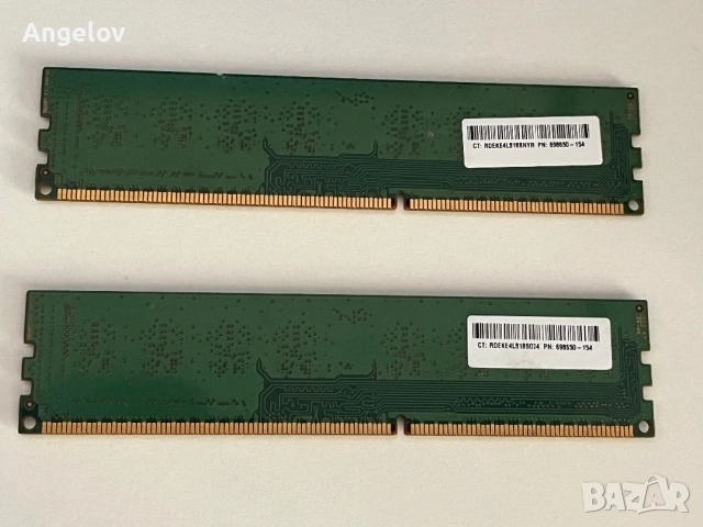 8GB DDR3 1600 MT/s RAM Samsung (2x4GB), снимка 3 - RAM памет - 54580832