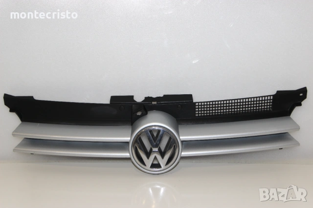 Предна решетка VW Golf 4 (1998-2004г.) предна емблема Голф IV 🔘Цвят: Сива 1J0853651H / 1J0853653C