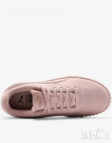 Оригинал! PUMA Carina 3.0 Shoes Pink дамски сникърси /естествен велур/, снимка 2 - Маратонки - 54385807