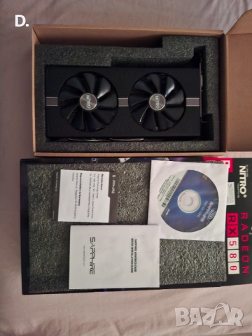 Продавам видео карта rx 580 8gb, снимка 5 - Видеокарти - 54391434