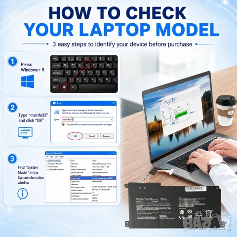 B31N1912 C31N1912 Батерия Asus VivoBook Go 14 E410MA L410MA 42Wh | 11.55V / 3640mAh, снимка 8 - Батерии за лаптопи - 55502931