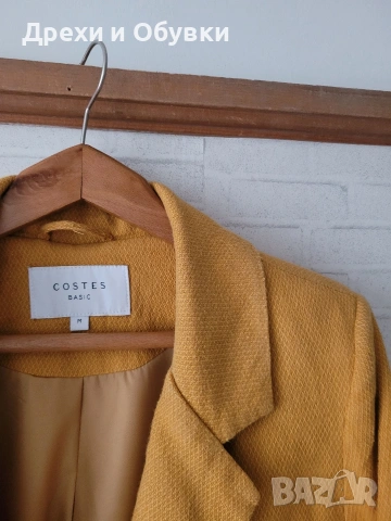 Пролетно есенен модел дълъг блейзър манто, снимка 8 - Палта, манта - 54095624