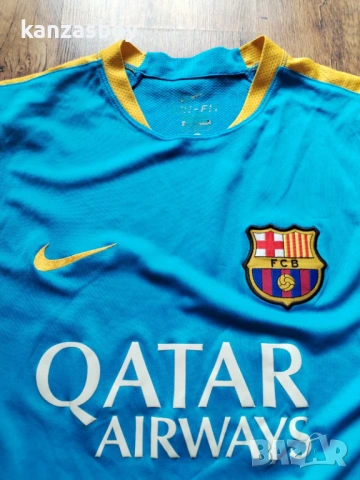 Nike Fc Barcelona Flash - страхотен мъжки потник М, снимка 2 - Тениски - 54416166
