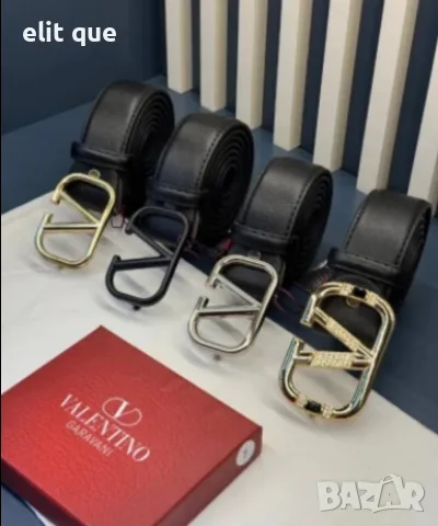 колани от естествена кожа в кутия Valentino garavani 💯 4 cm