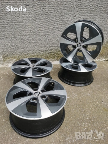 джанти Skoda 5x112 16, снимка 2 - Гуми и джанти - 54527998