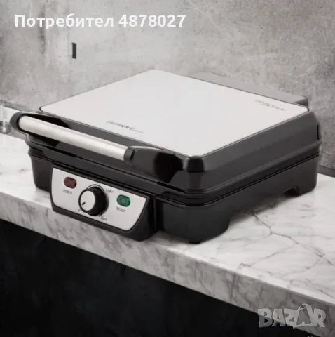 Мощен грил FIRST -За перфектно приготвени ястия, снимка 2 - Тостери - 55682430