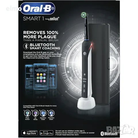 Електрическа четка за зъби Oral-B , снимка 5 - Други стоки за дома - 55423634
