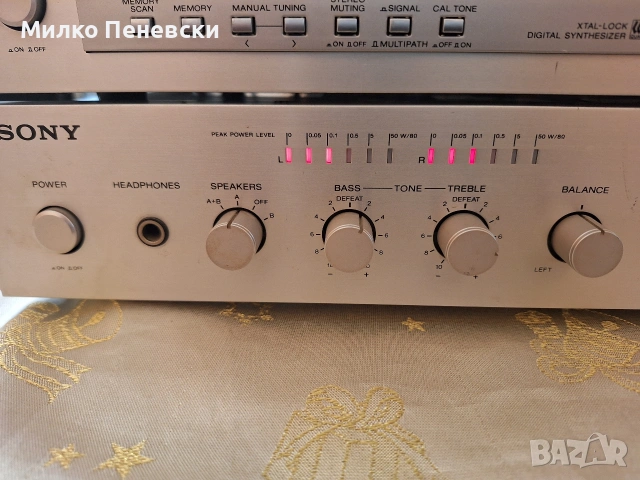 SONY-SET TA-F40 STEREO AMPLIFIER.ST-J60-STEREO TUNER. TC-K55 || STEREO CASSETTE DECK., снимка 3 - Аудиосистеми - 54590445