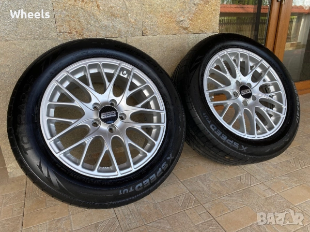 17" 5x112 BBS CS - Vw Audi Skoda Seat Mercedes , снимка 4 - Гуми и джанти - 54291902