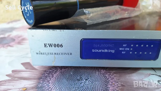 ✅КОМПЛЕКТ БЕЗЖИЧНИ МИКРОФОНИ С ПРИЕМНИК EW006❗, снимка 2 - Микрофони - 55645941