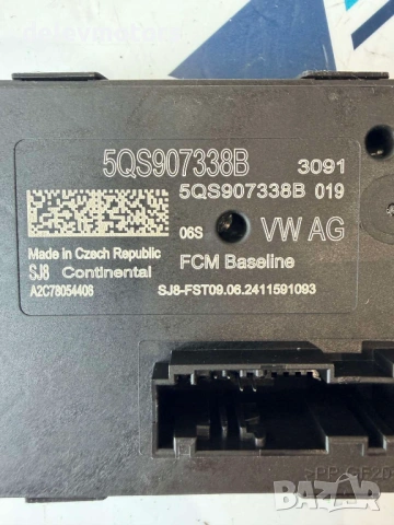 5QS907338B gateway модул от Skoda Octavia 1.5TSI, двигател DXDB/DXDE, ск. кутия автоматик WGS, 150 к, снимка 4 - Части - 54773257