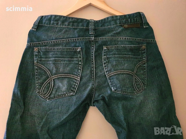 Мъжки дънки Calvin Klein Jeans W32, тъмносини 98,5% памук 1,5% еластин, снимка 7 - Дънки - 54606743