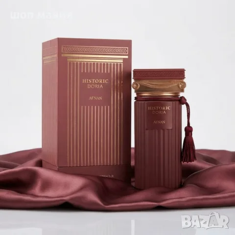 Afnan Historic Doria EDP 100 мл – Луксозен ориенталски аромат с нотки на подправки, дърво и сладка 