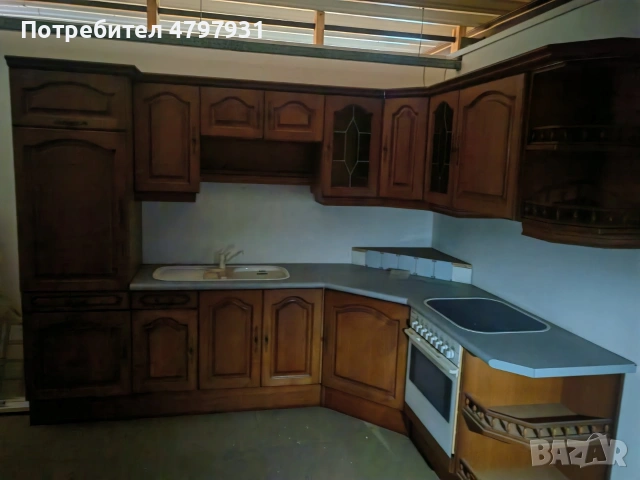 Чисто нова дъбова кухня с уреди , снимка 3 - Кухни - 54206868