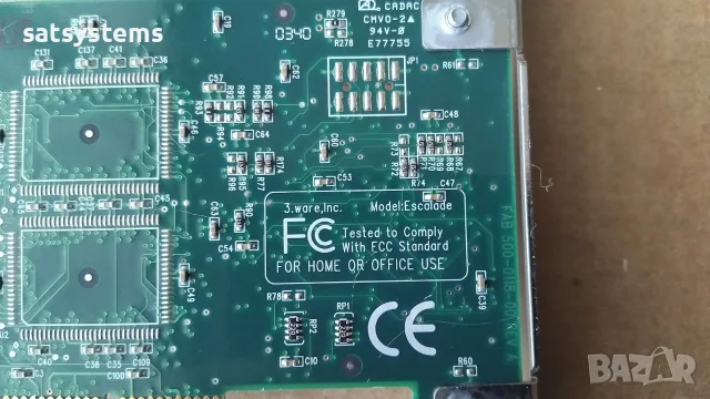 3ware Escalade 8506-4LP 4-Port SATA PCI-X RAID Controller Card, снимка 7 - Други - 55333091