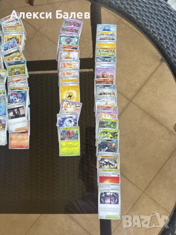 173 оригинални Pokémon карти на английски, японски и френски + подарък Pokémon ex и 3 Reverse Holo, снимка 2 - Колекции - 55508336