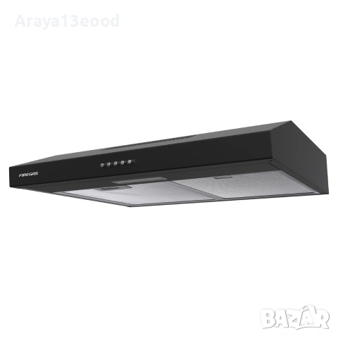 Абсорбатор FIREGAS 60 см с LED осветление, черен