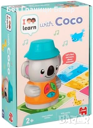 Нова Интерактивна коала Coco образователна игра с 16 карти животни Играчка дете