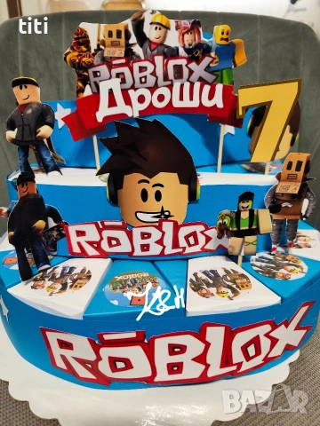 Картинена торта Роблокс 