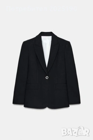 Дамски черен блейзър Zara