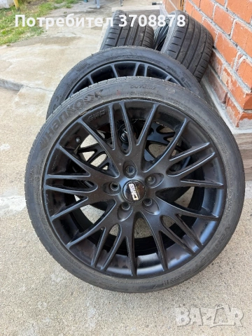 Продавам 4бр. алуминиеви джанти ENZO 17” 5x108 с летни гуми Hankook 215/40R17., снимка 7 - Гуми и джанти - 54760173