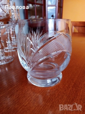 Кристални чаши серия Рамона , снимка 3 - Чаши - 55071689