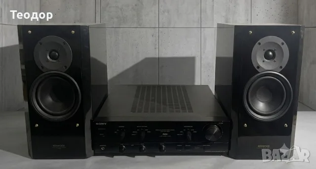 Интегриран усилвател Sony TA-F 270 и тонколони Kenwood LS-E8, снимка 3 - Аудиосистеми - 55582374