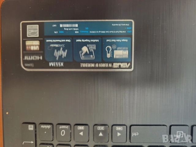 Лаптоп Asus X 553M, снимка 2 - Лаптопи за работа - 55068487