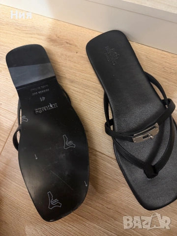 Дамски чехли Hermes летни Хит, снимка 4 - Чехли - 55022319