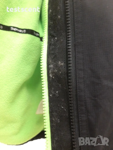 SUPERDRY Wind Attacker Jacket 2XL - Black Neon - Fleece Lined - Оригинално мъжко яке, снимка 15 - Якета - 54011659