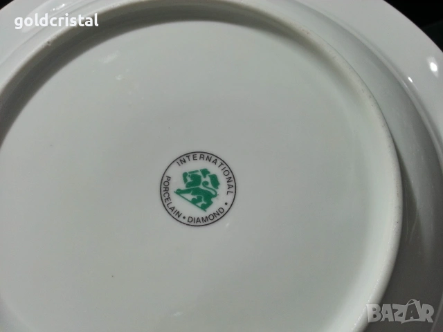 български порцелан чиния , снимка 4 - Антикварни и старинни предмети - 27241186