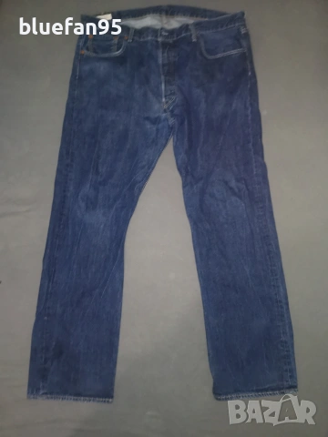 Оригинални тъмносини мъжки дънки Levi Strauss