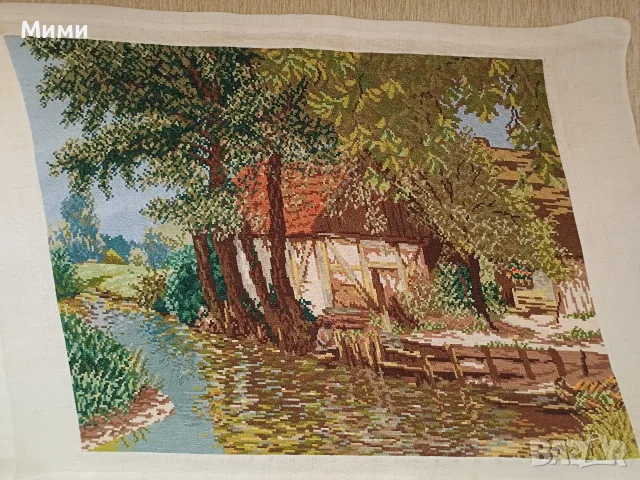 гоблени"Запустялата воденица" и "Зимен залез"