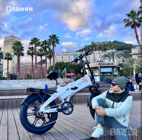 Нов! Електрически велосипед Victrip T6 300 км. 1000W 48V/55Ah 45 км. ч. , снимка 3 - Велосипеди - 54623981