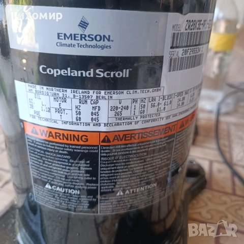 Нов компресор Copeland, снимка 3 - Компресори - 54704452