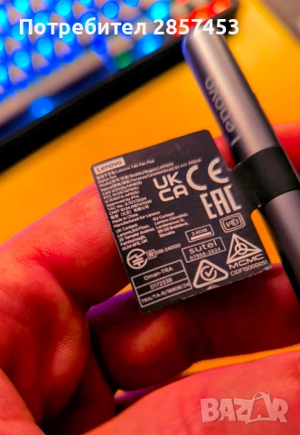 ЧИСТО НОВА Оригинална писалка Lenovo Tab Pen Plus (Модел AP501U) + Кутия, снимка 6 - Лаптоп аксесоари - 54728926