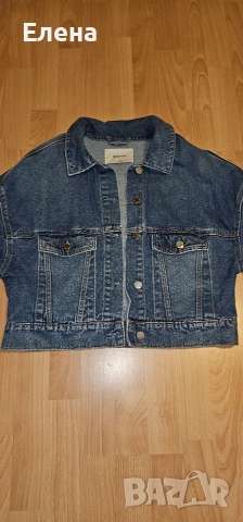 Дънково яке , Stradivarius , снимка 3 - Якета - 54067107