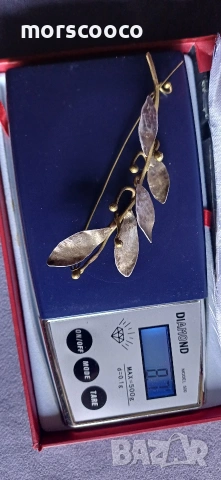 Старинна сребърна брошка , снимка 2 - Други - 55001986