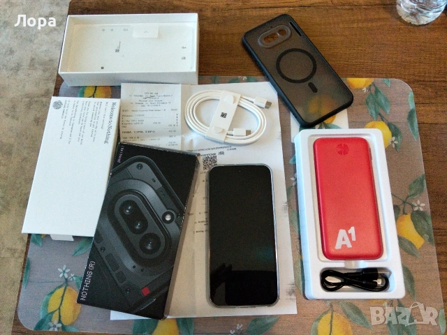 НОВ Nothing Phone 4a 12/256gb Зора, снимка 2 - Други - 55248239