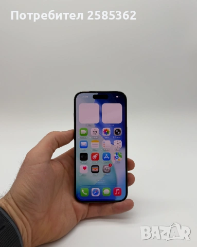 iPhone 15 Pro 256 Gb Blue Titanium | Перфектен технически, снимка 2 - Apple iPhone - 54236215