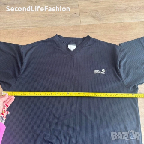 Jack Wolfskin мъжка тениска от 90те винтидж размер XXL, снимка 3 - Тениски - 54167436