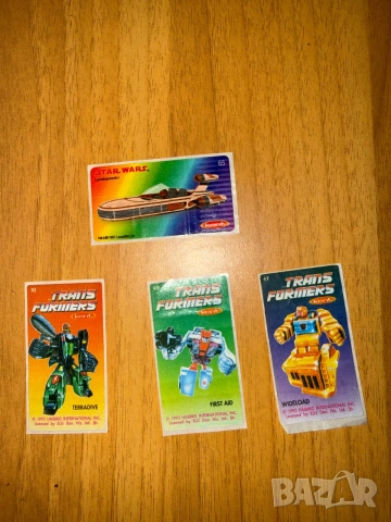 Картинки от дъвки Transformers   и Star Wars, снимка 2 - Други ценни предмети - 55005726
