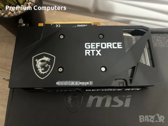 Видеокарта Nvidia MSI GeForce RTX 3060 VENTUS 2X 12GB OC, снимка 4 - Видеокарти - 54585657