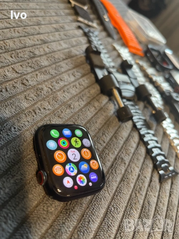 Apple Watch 9, 45mm GPS + LTE (Cellular), снимка 2 - Смарт часовници - 54772947