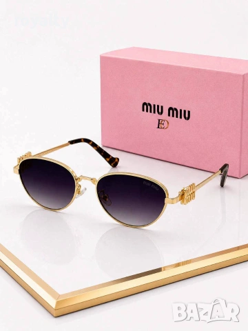 Miu Miu Нови Дамски Слънчеви Очила Миу Миу Различни Цветове 