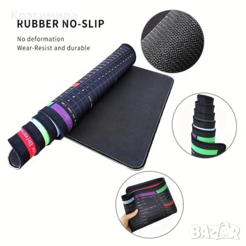 Гумирана подложка за мишка/лаптоп, Mouse Pad, снимка 4 - Клавиатури и мишки - 54190496