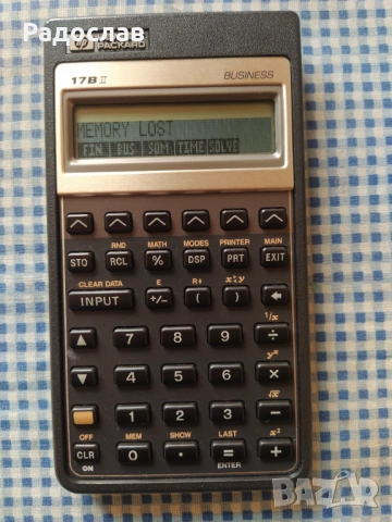 финансов калкулатор Hewlett - Packard 17Bll, снимка 5 - Друга електроника - 54461434