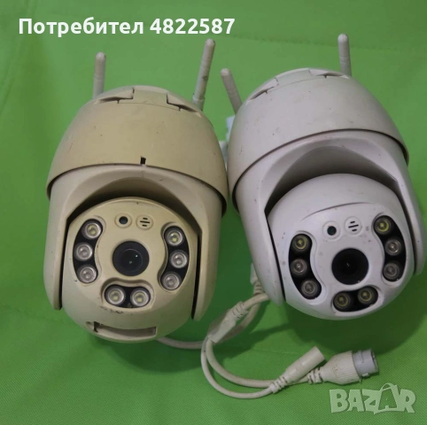 2 броя WIFI 1080  камери за видеонаблюдение 